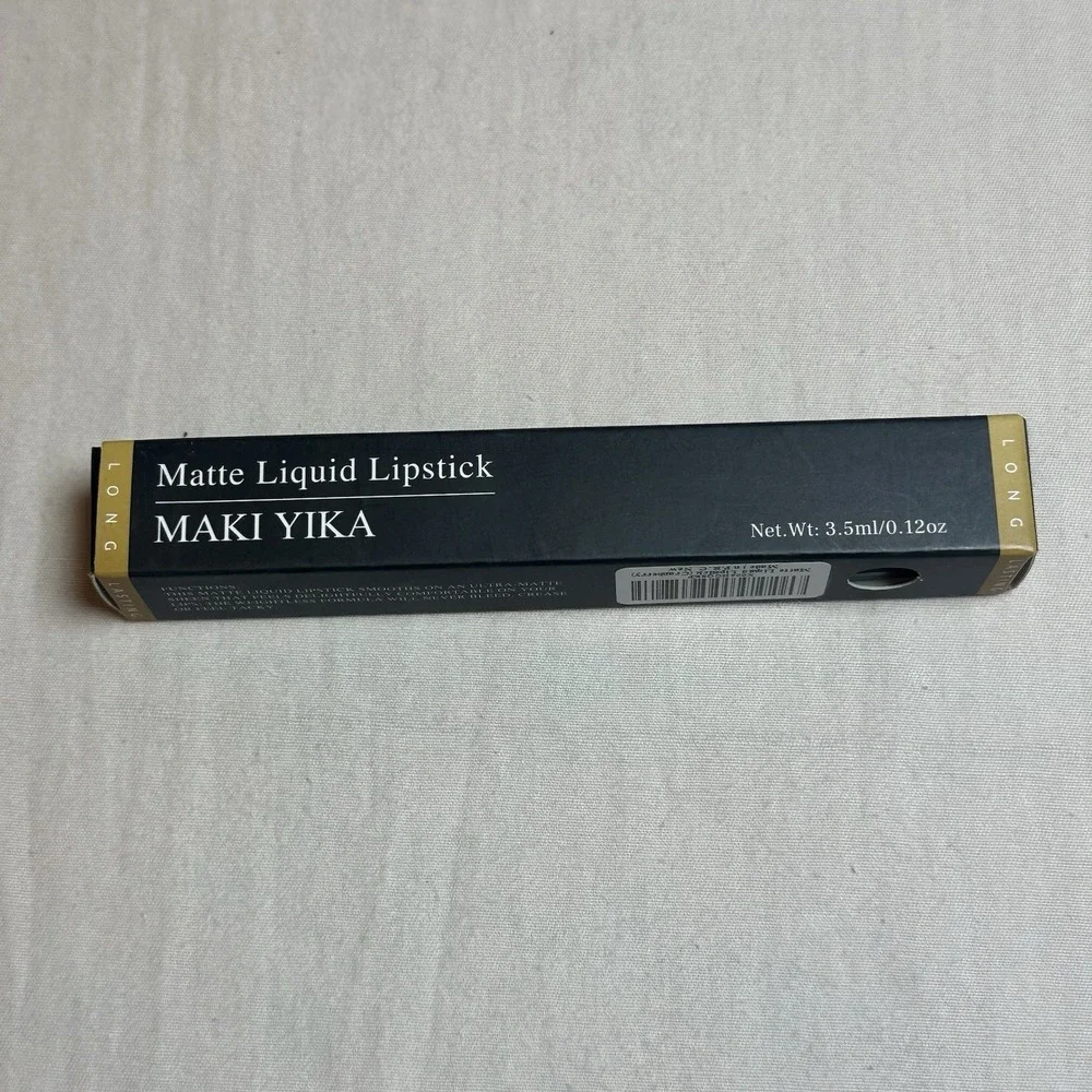 MAKI YIKA- Cranberry--Matte Liquid Lipstick‎ Long Lasting New In Box 3.5ml